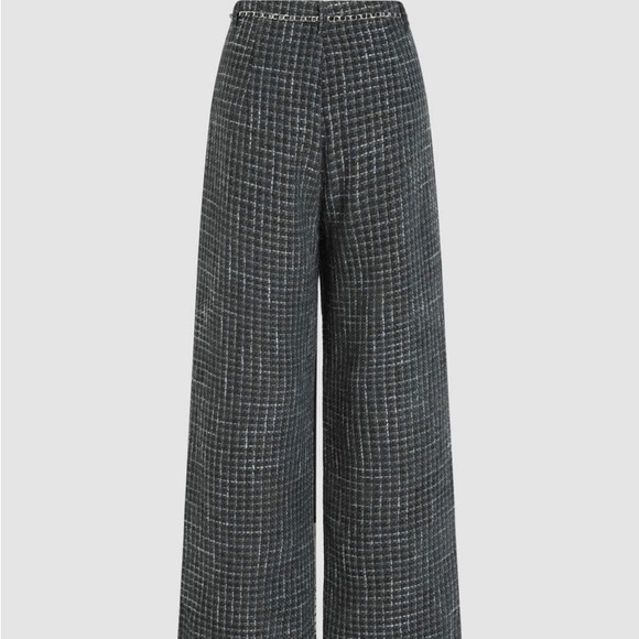 Tweed, Wide-leg Pants - Picture 4 of 5